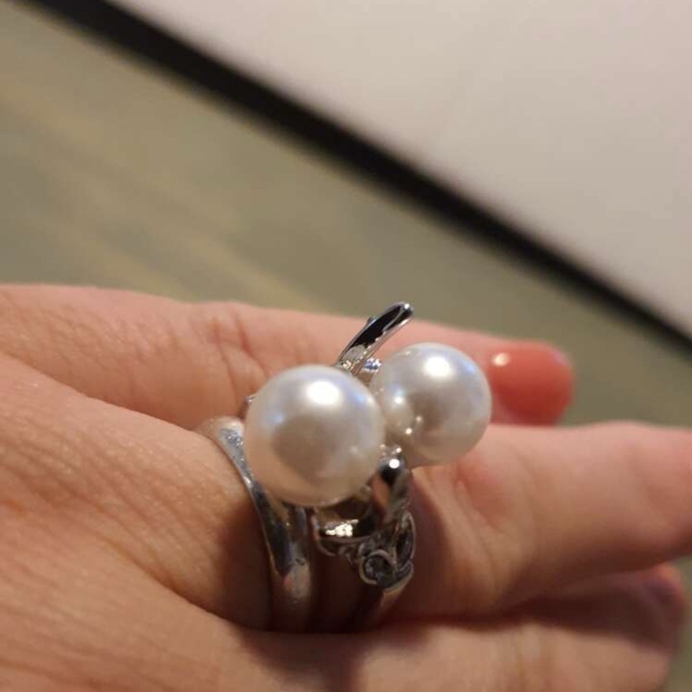 925 BLUE SAPPHIRE WEDDING RING - Picture 2 of 5